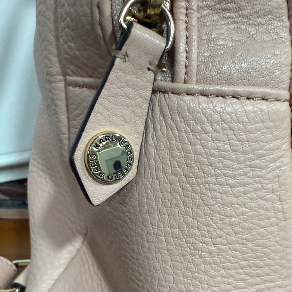 Karl Lagerfeld Quilted Paris
Backpack in Pink/Bisque - Picture 5 of 7